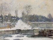 Alfred Sisley The Watering Place at Marly le Roi Spain oil painting artist